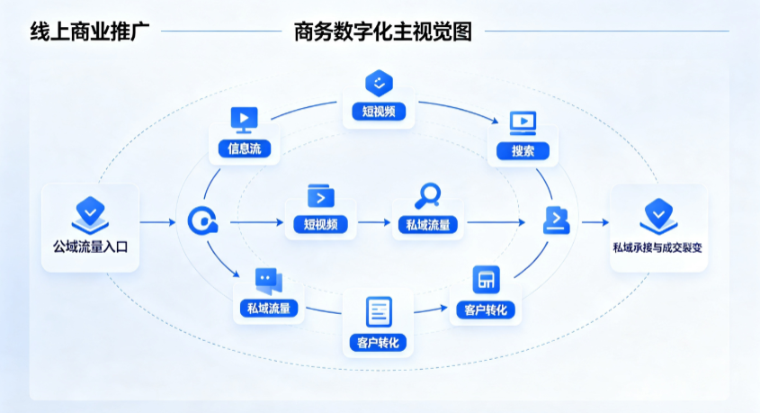 兴国县线上商业推广怎么做？全域流量闭环搭建与低成本转化实战指南
